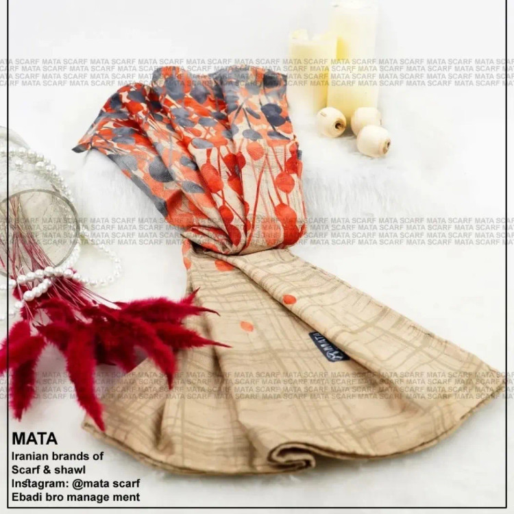 شال نخی طرح دار_فروشگاه اینترنتی لاوین