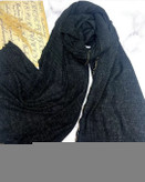 شال زیپی لمه دار مشکی_فروشگاه اینترنتی لاوین