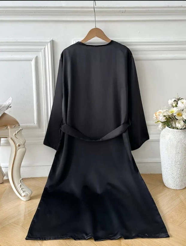 روبدوشامبر بلند ساتن-فروشگاه اینترنتی لاوین گالری در شیراز