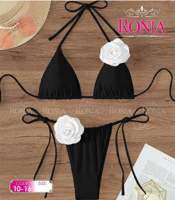 مایو دو تکه گلدار مدل 1016 برند رونیا-فروشگاه اینترنتی لاوین گالری در شیراز