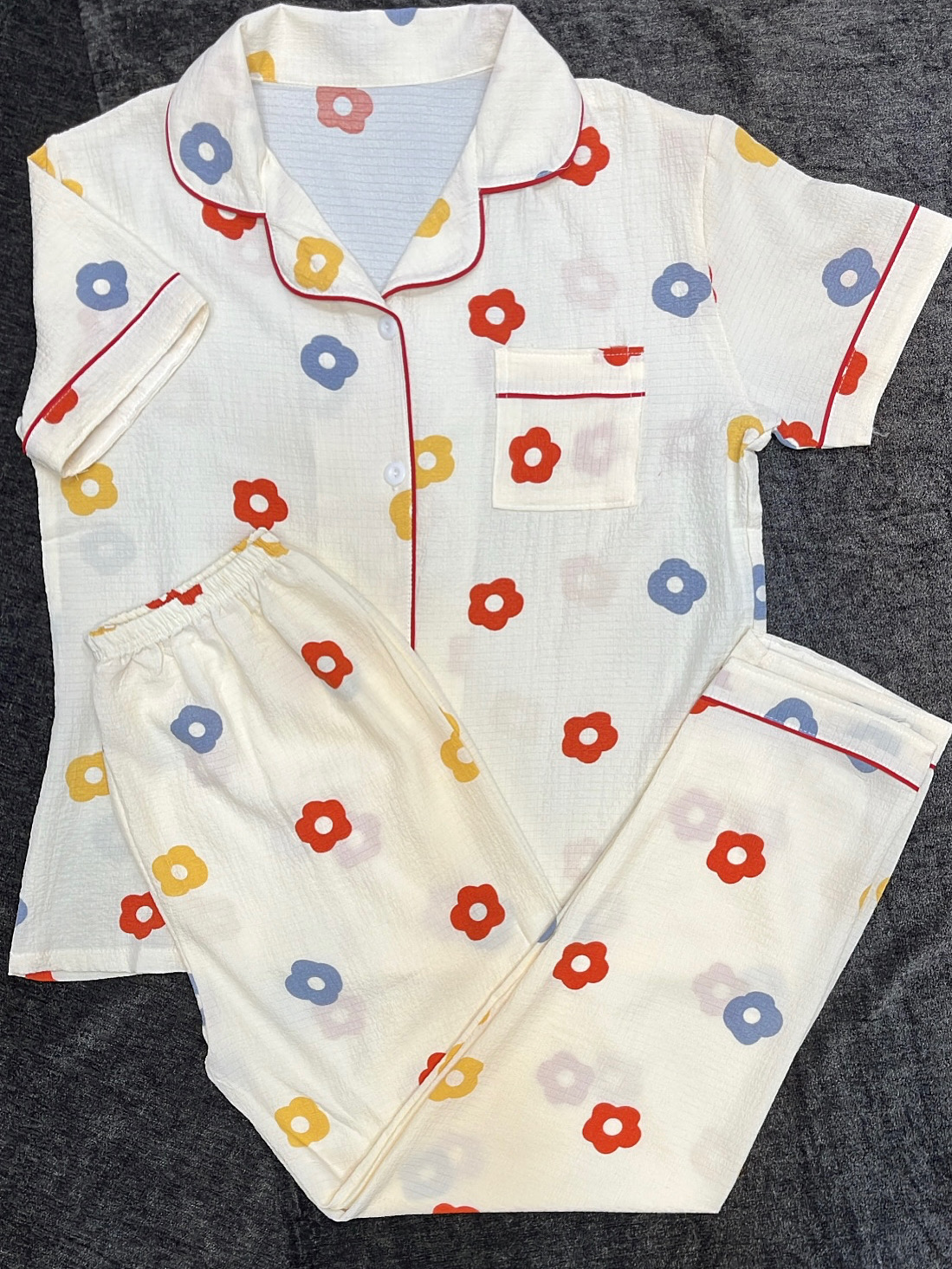 بلوز شلوار نخی پینترسی-فروشگاه اینترنتی لاوین گالری در شیراز