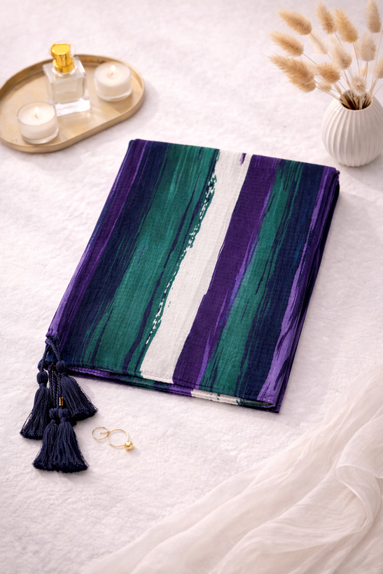 شال نخی طرح دار-فروشگاه اینترنتی لاوین گالری در شیراز